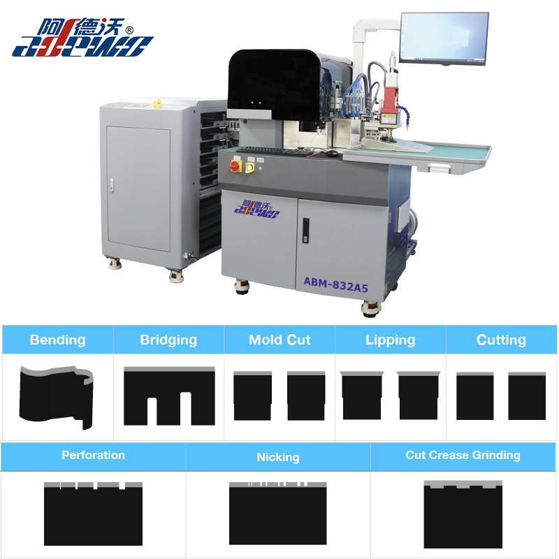 कट क्रिज ग्राइंडिङको साथ नयाँ स्टील नियम अटो बेंडर मेसिन